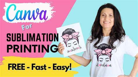 how to print sublimation from canva